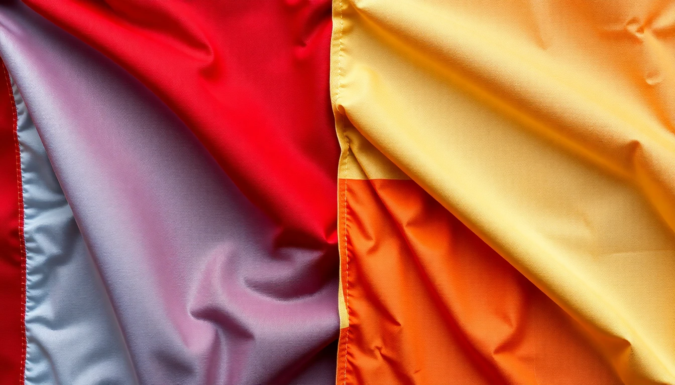 National flag quality and durability comparison - nylon vs polyester