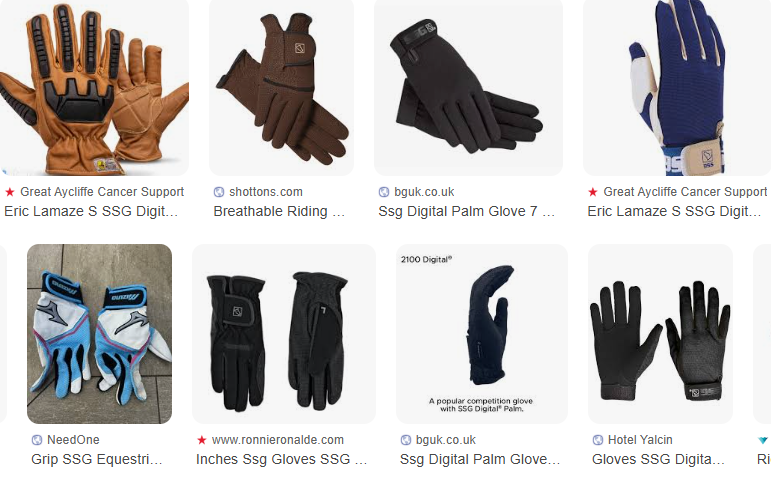 SSG Digital Palm horse riding gloves — all-season performance grip