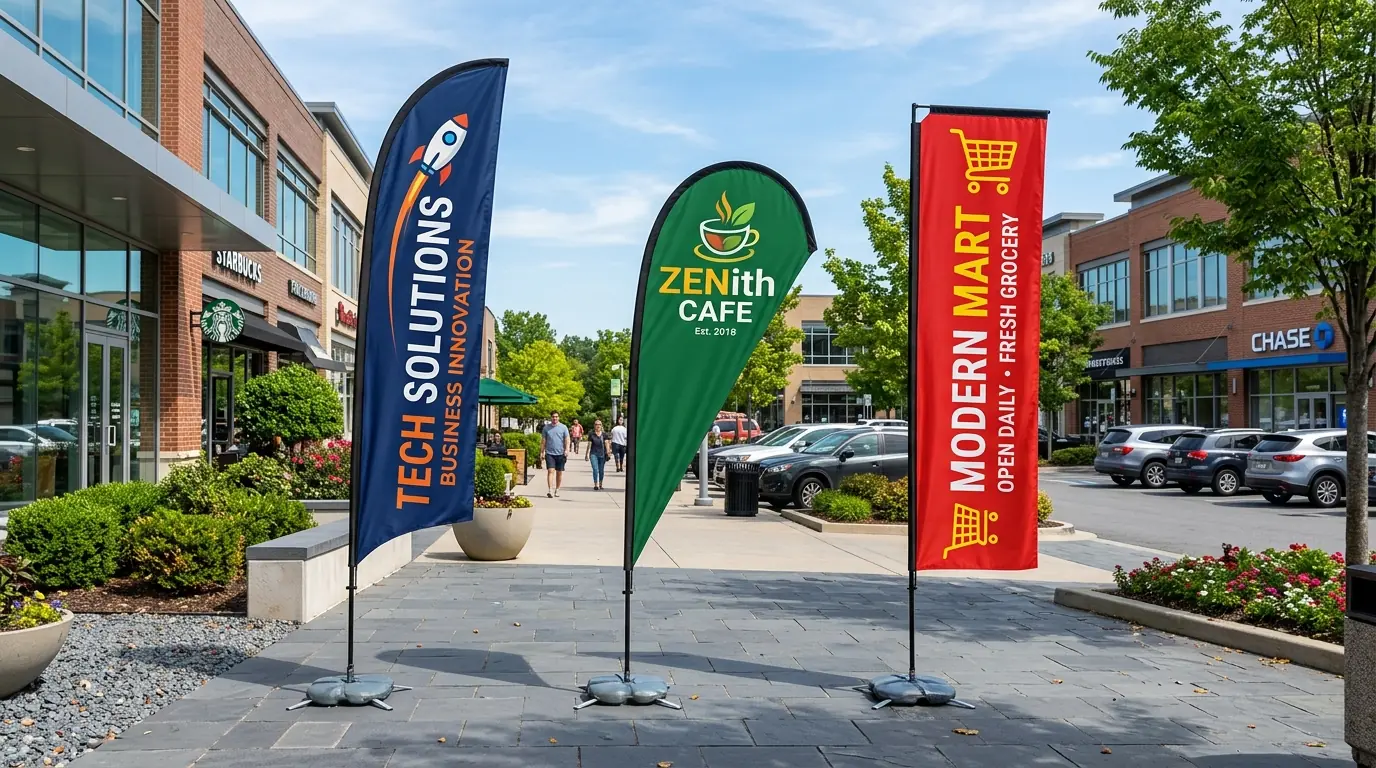 Feather Flag vs Teardrop Flag vs Blade Flag: Which to Choose