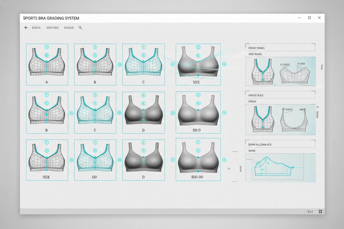 3D size grading and pattern adjustment system