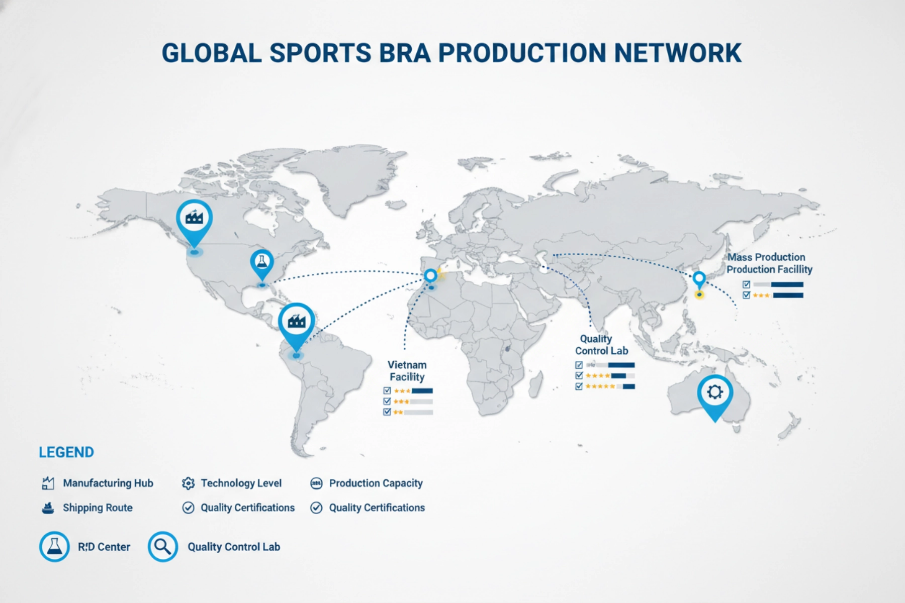Global manufacturing locations and capabilities
